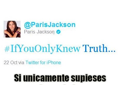 Resultado de imagen para paris jackson denuncia los illuminati