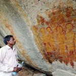 Nuevas Pinturas Rupestres encontradas en la India que muestran Extraterrestres y OVNIs