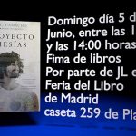 Estaremos el domingo por la Mañana en la Feria del Libro de Madrid